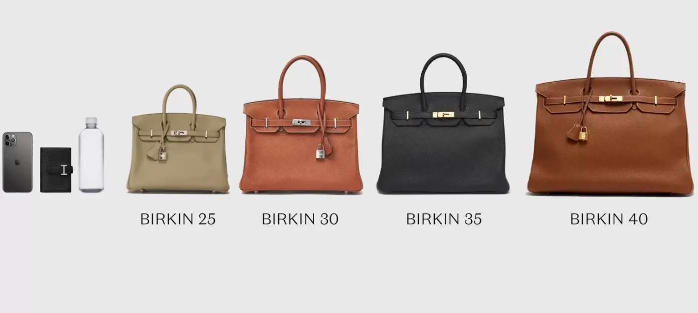 The Sizes of the Hermes Birkin